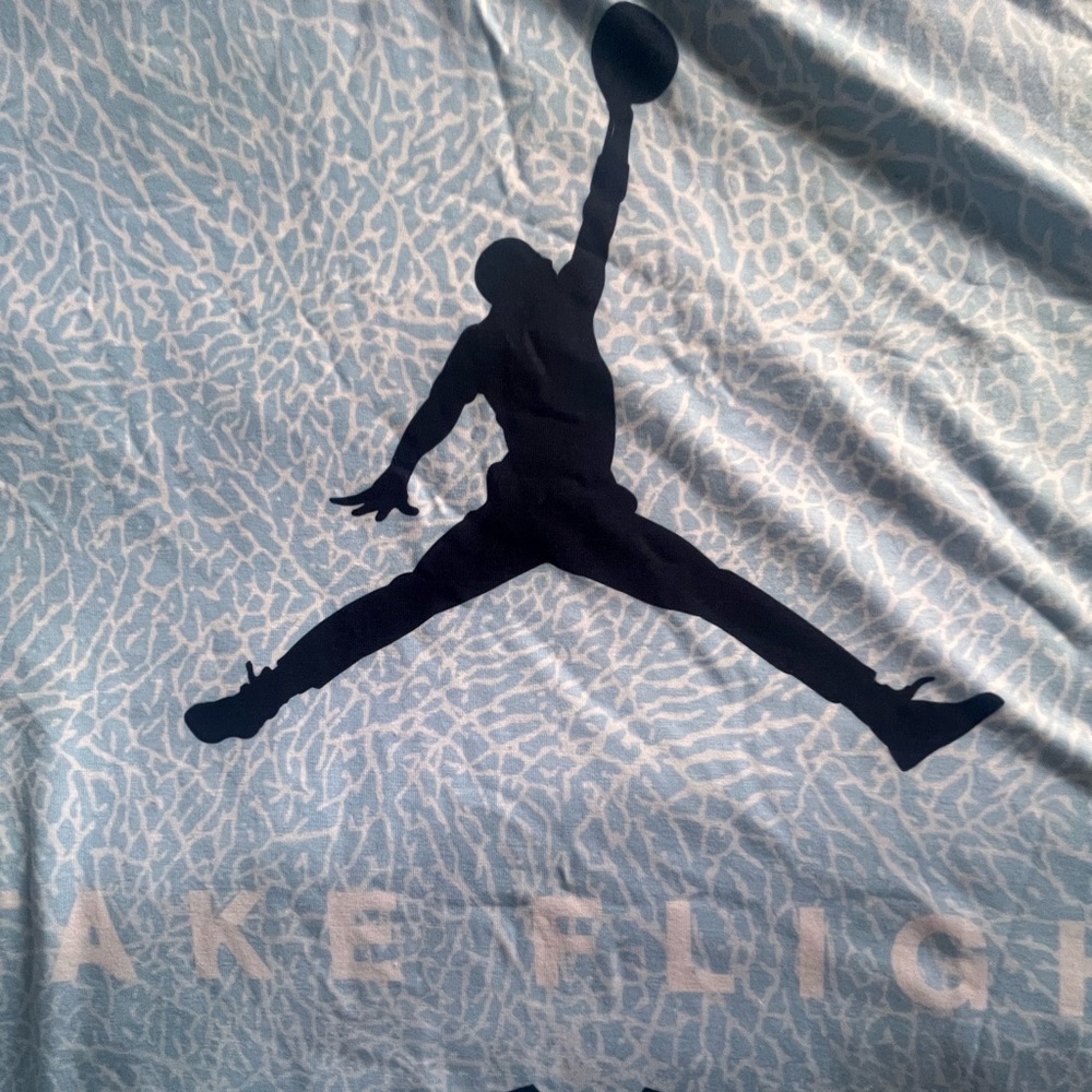 Vintage Jordan University of North Carolina Elephant Print Made In USA T Shirt